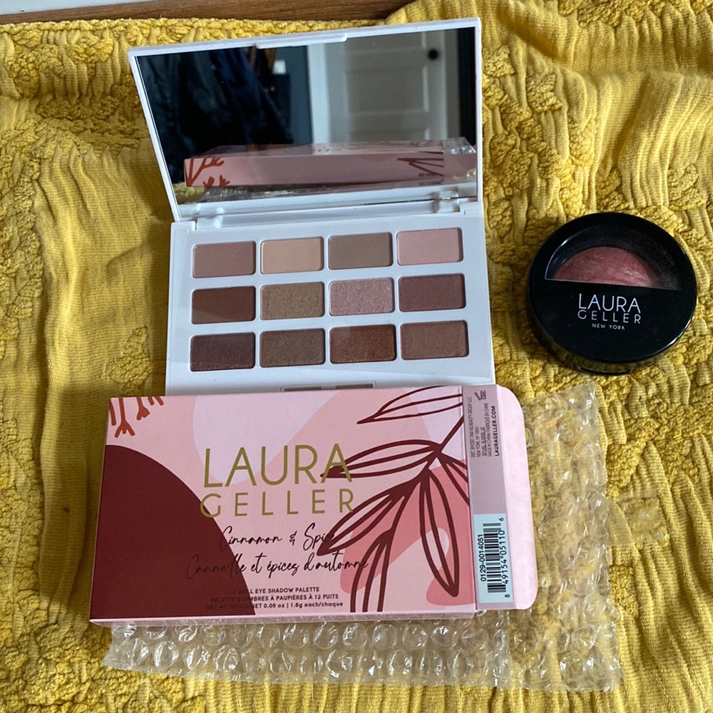 NWT Laura Geller Eyeshadow and Blush Bundle